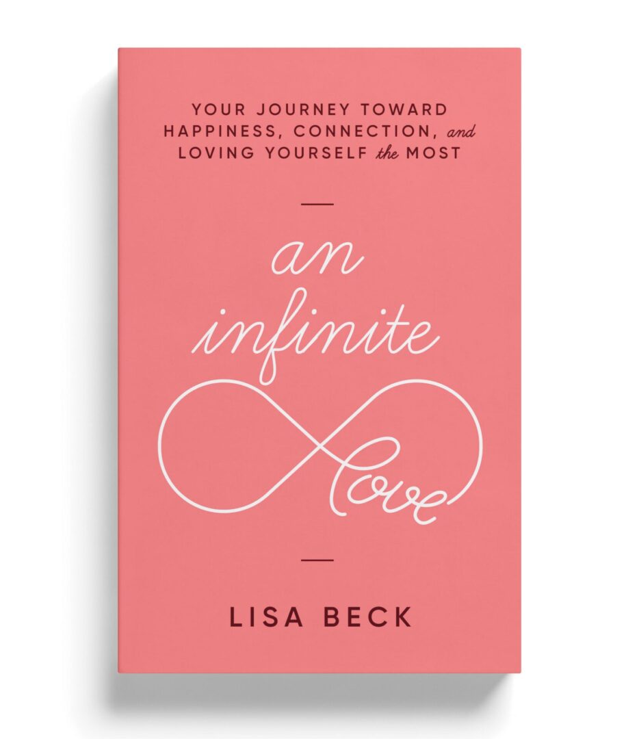 Red book cover with "An Infinite Love".